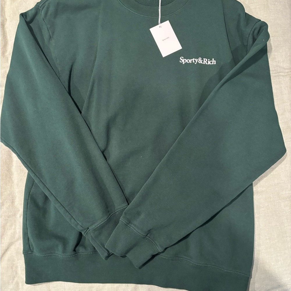 Sporty & Rich Green Sweater